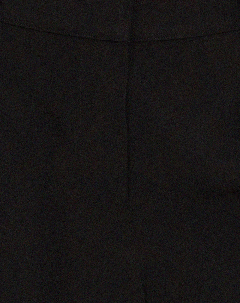 Sakaria Hose mit weitem Bein in Tailoring Schwarz