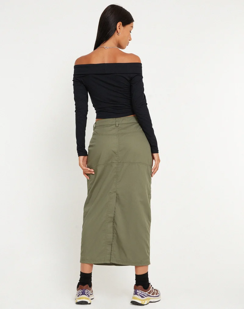 Sarina Top in Schwarz