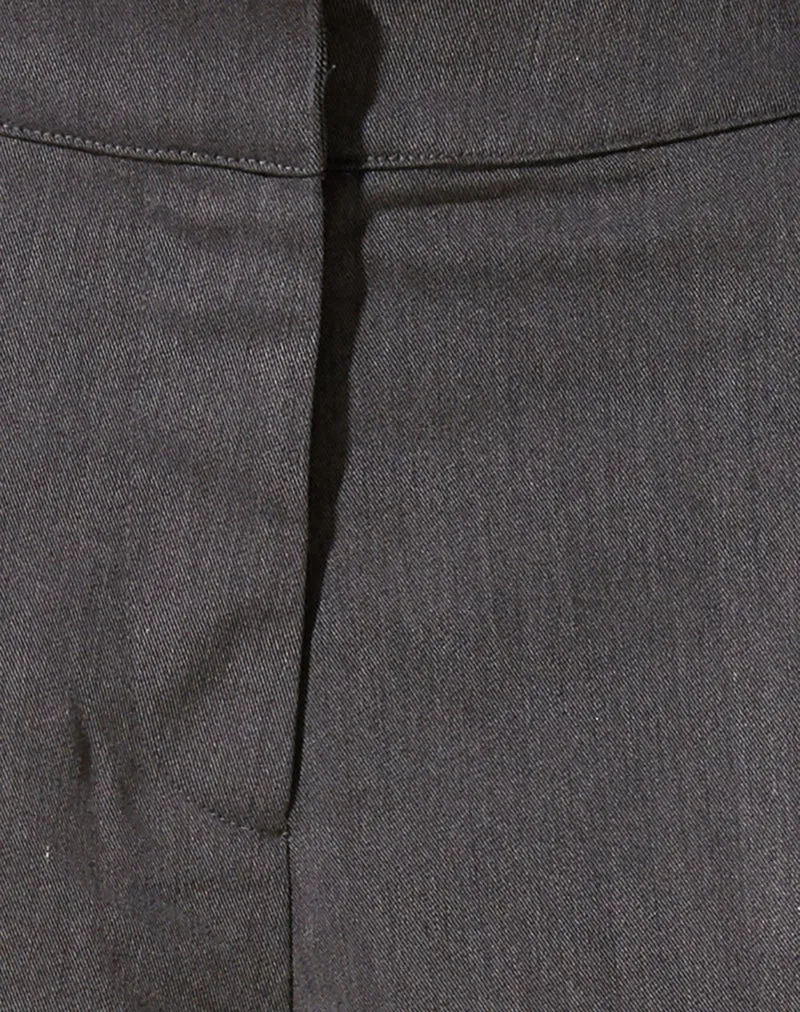 Sakaria Hose mit weitem Bein in Tailoring Charcoal
