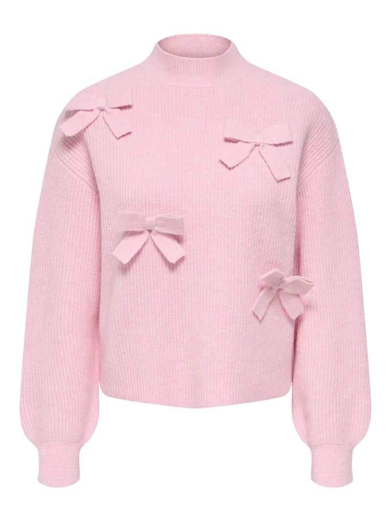 ONLLISA LS BOW PULLOVER KNT NOOS