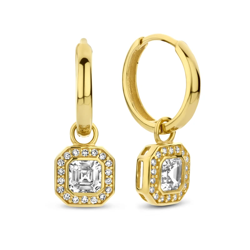 Beloro Jewels Monte Napoleone damen Creolen 375 Gold BO360041