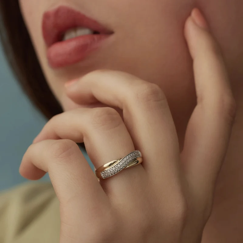 Beloro Jewels Monte Napoleone damen Ring 375 Gold BO330020-56