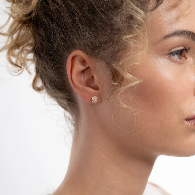 Isabel Bernard Le Marais Anne 14 Karat Gold Ohrstecker IB360292