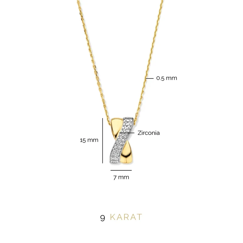 Beloro Jewels Monte Napoleone damen Kette 375 Gold BO340030