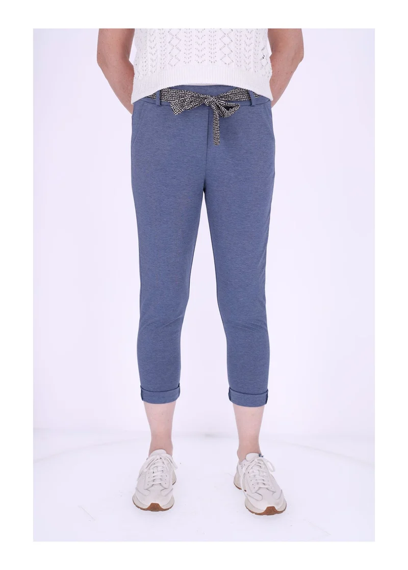 Damen Hose Splash of Color mit Gürtel
