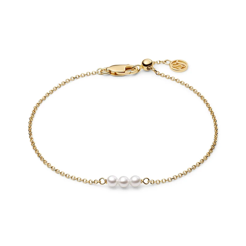 Sif Jakobs Gold Plated Perla Cinque Bracelet SJ-B2735-P-YG