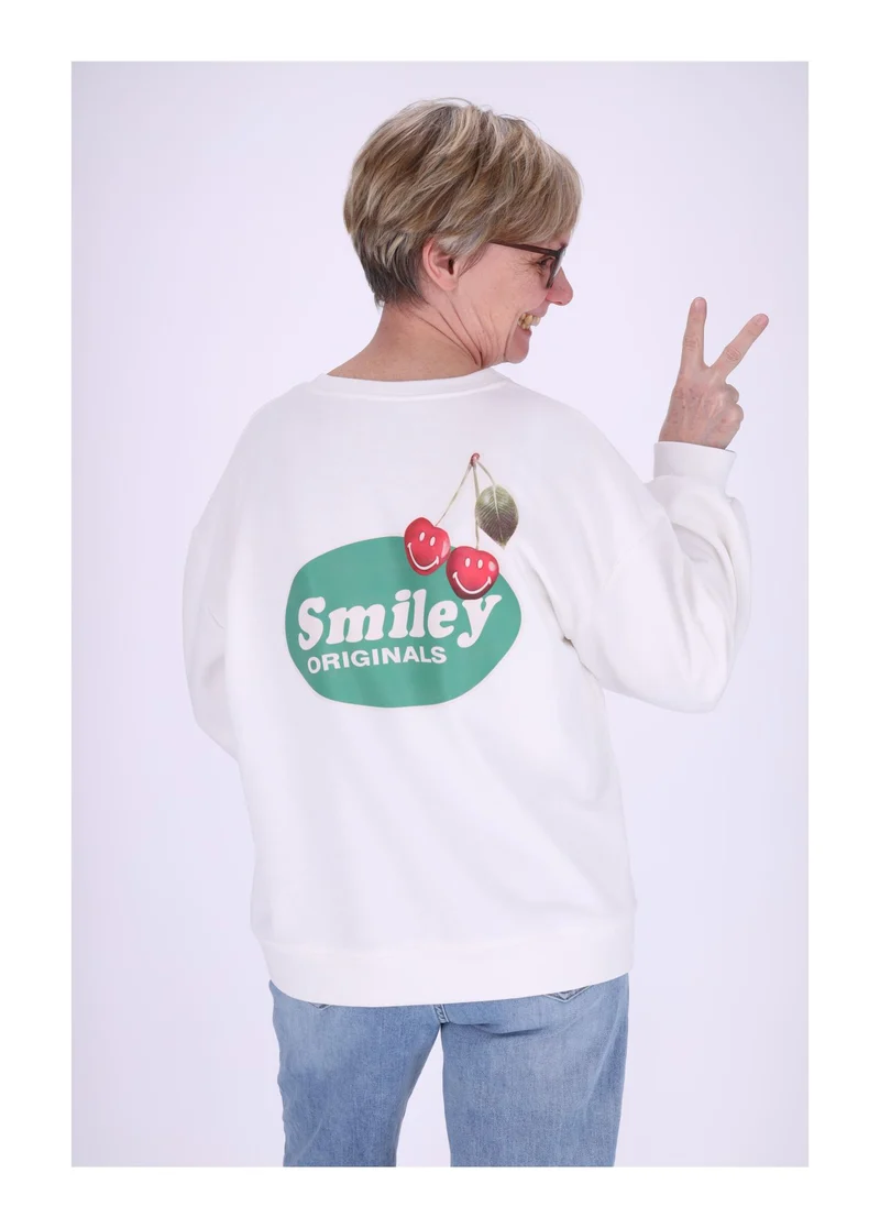 Splash of Color Damen Sweatshirt Kirschen