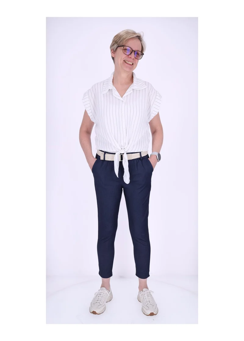 Splash of Color Damen Hose mit Gürtel
