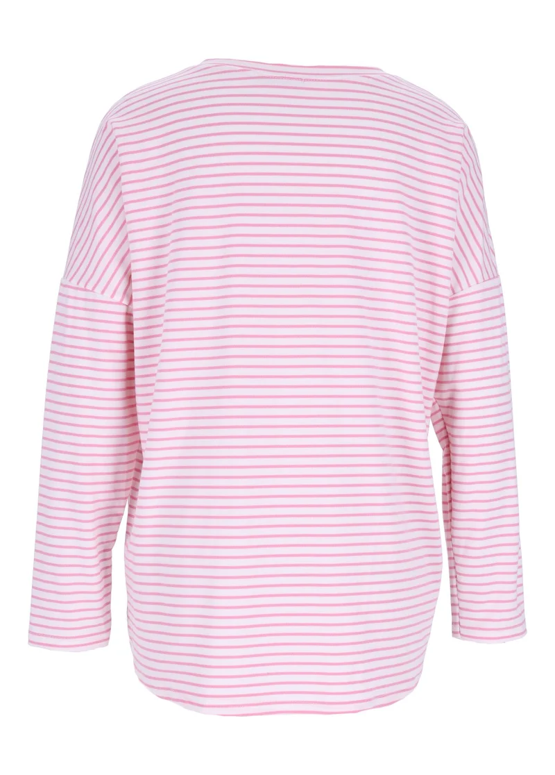 Splash of Color Damen Shirt Ringel