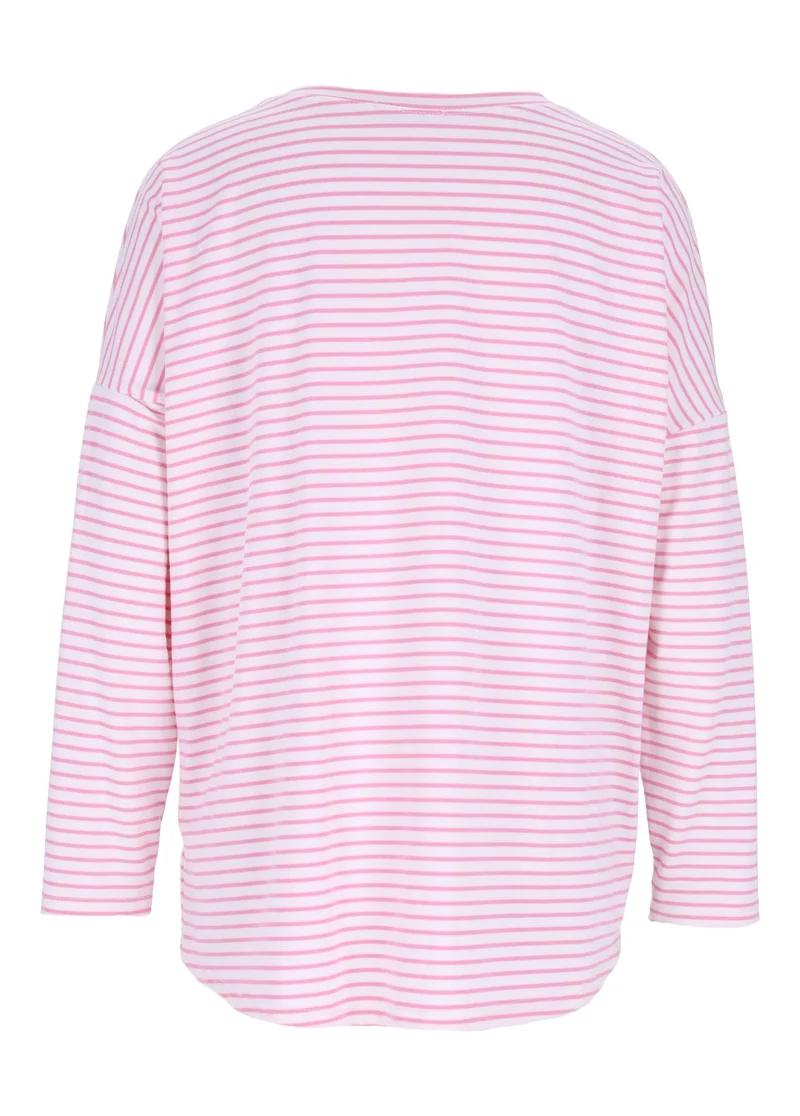 Splash of Color Damen Shirt Ringel