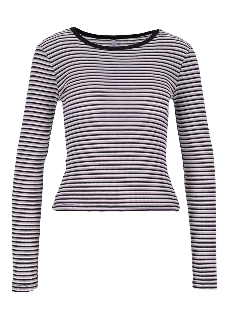 Hailys Damen-Shirt Kringel-Muster