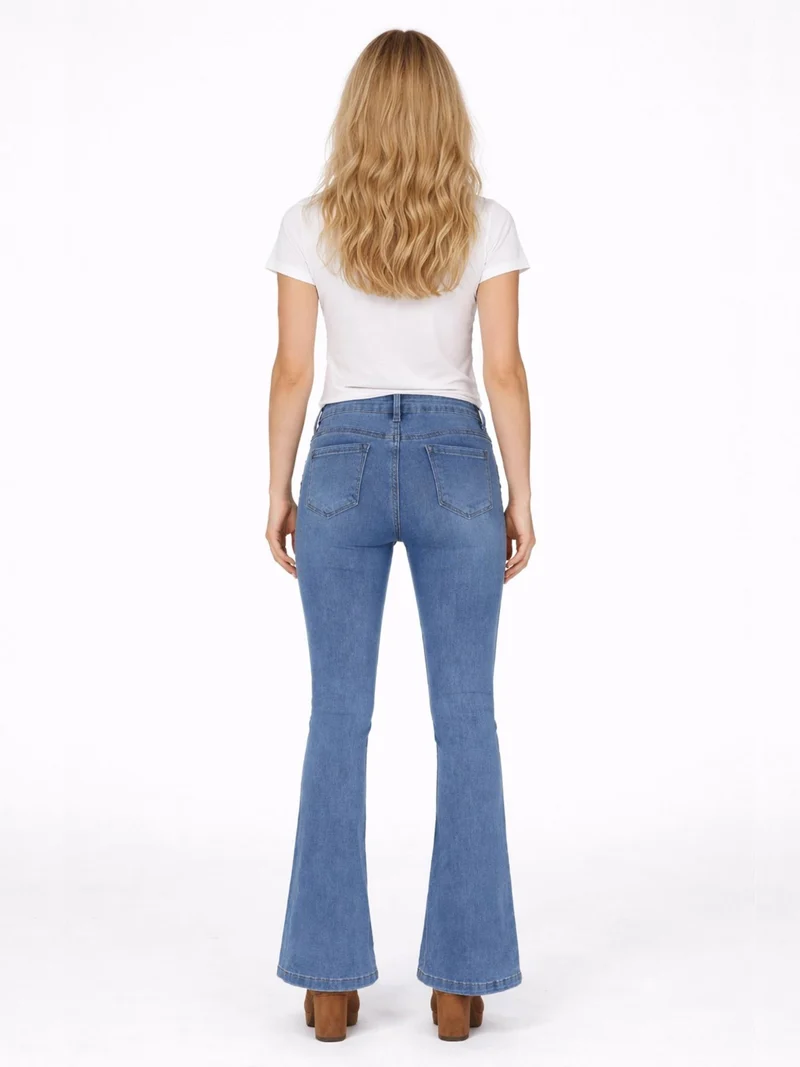 Splash of Color Damen Bootcut Jeans