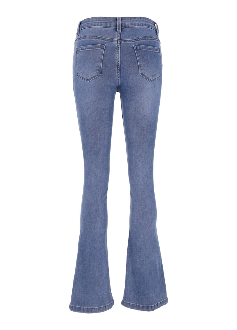 Splash of Color Damen Bootcut Jeans