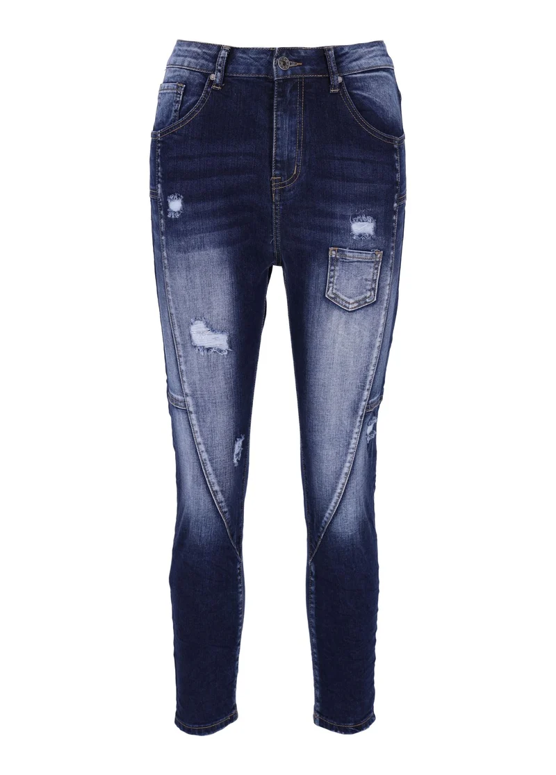 Splash of Color Damen Jeans Destroyed