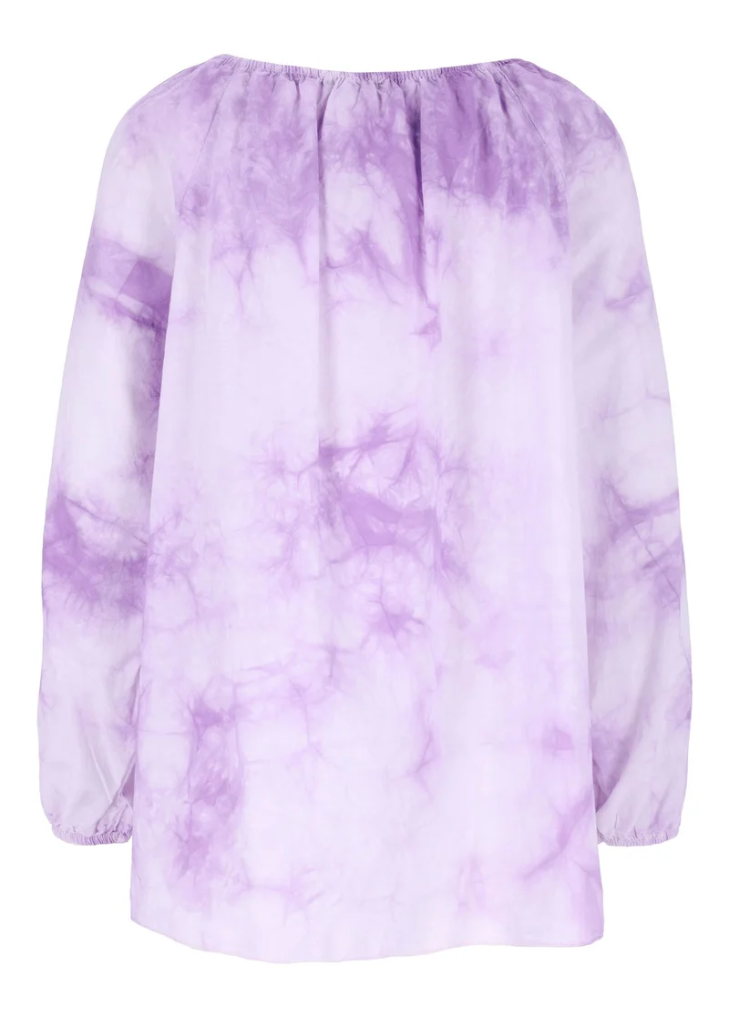 Splash of Color Batik Shirtbluse Damen