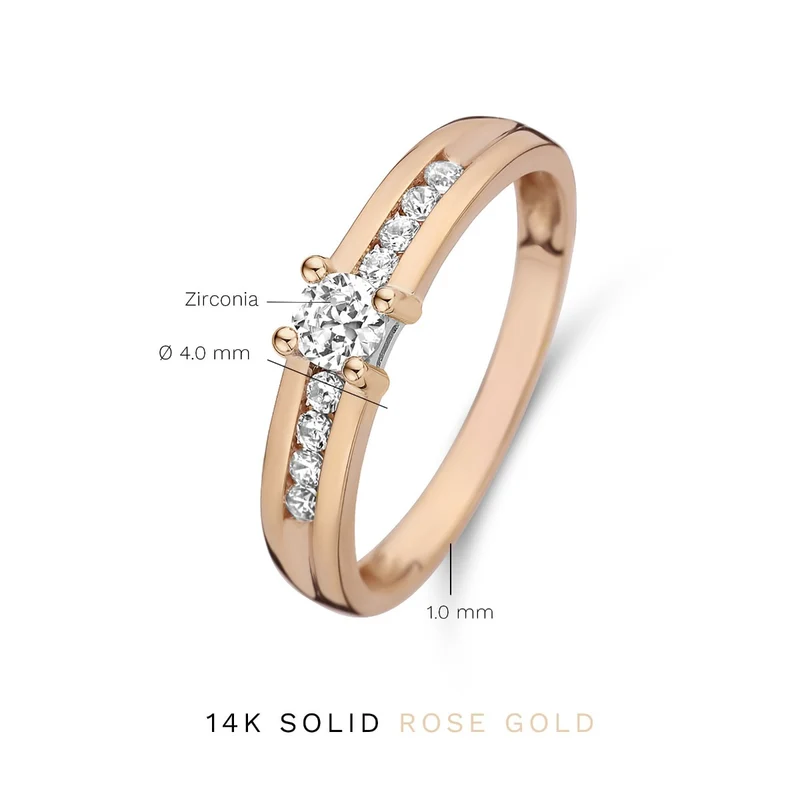 Isabel Bernard La Concorde Estee 14 Karat | Roségold Ring IB330075-50