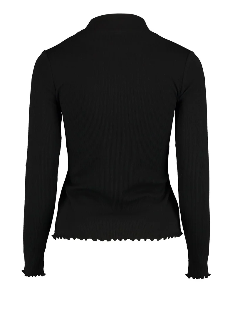 Hailys Langarmshirt Damen Gerippt