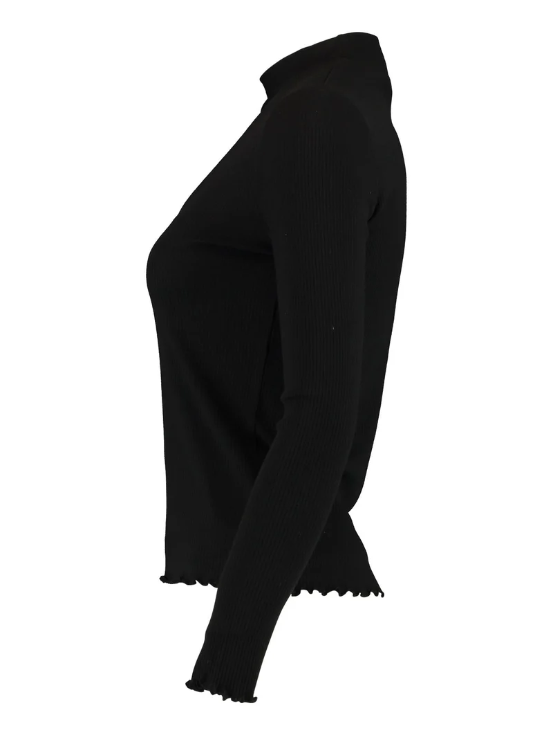Hailys Langarmshirt Damen Gerippt