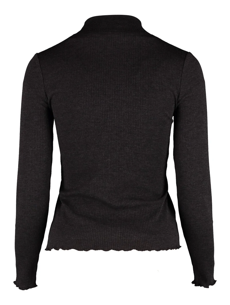 Hailys Langarmshirt Damen Gerippt