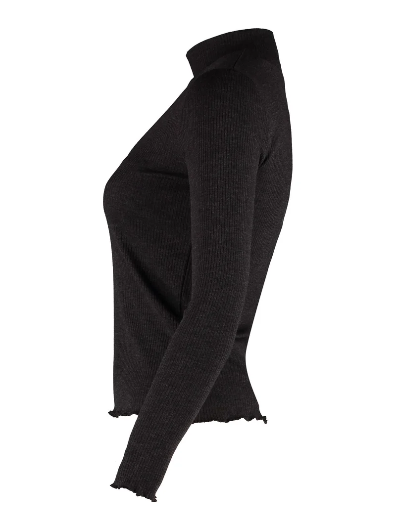 Hailys Langarmshirt Damen Gerippt
