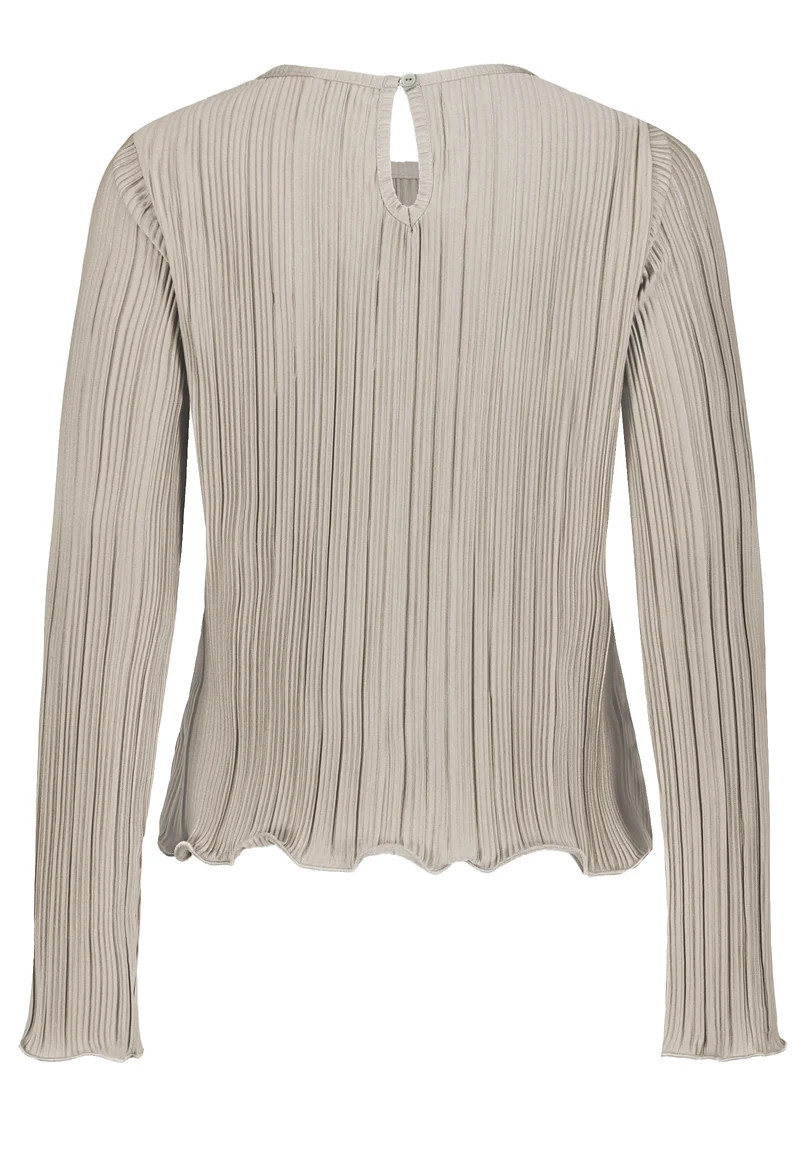 Authentic Style Plisee Shirt Langarm