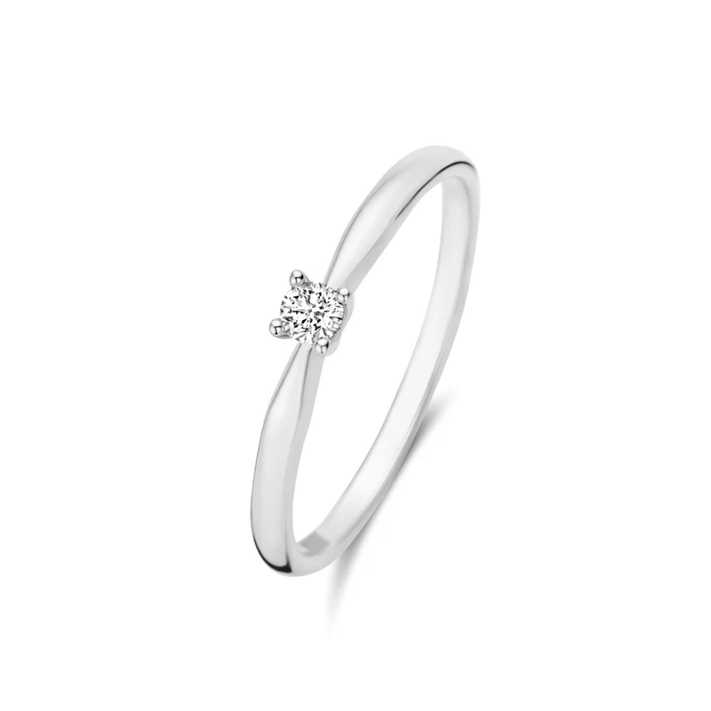Isabel Bernard De la Paix Celesse 14 Karat | Weißgold Ring | Diamant 0.07 Karat | IBD330005-54