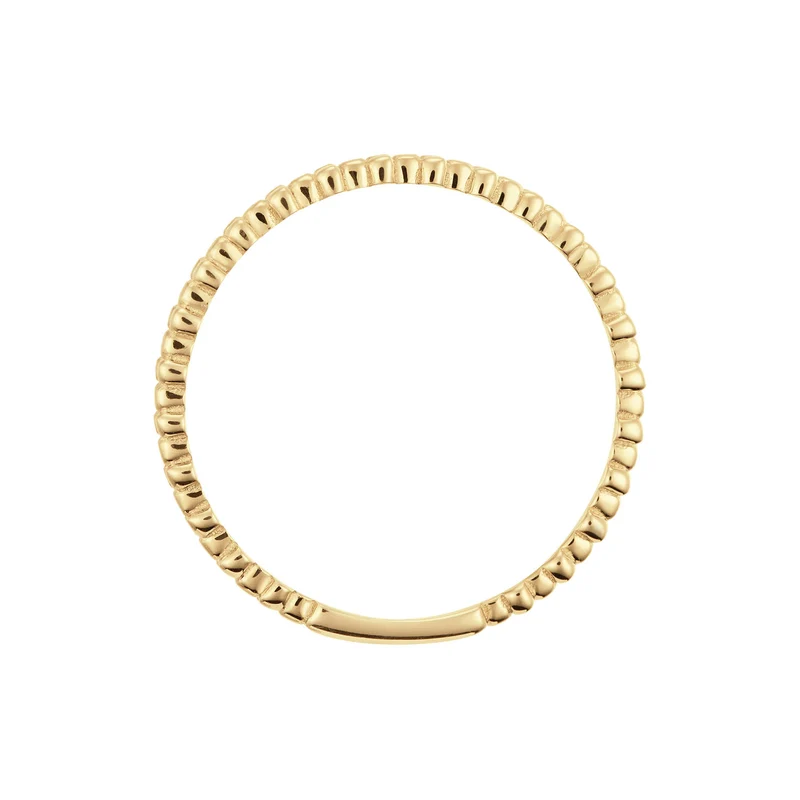 Jackie Gold Caviar Ring Aus 14 Karat Gold 585 JKR25.526-52