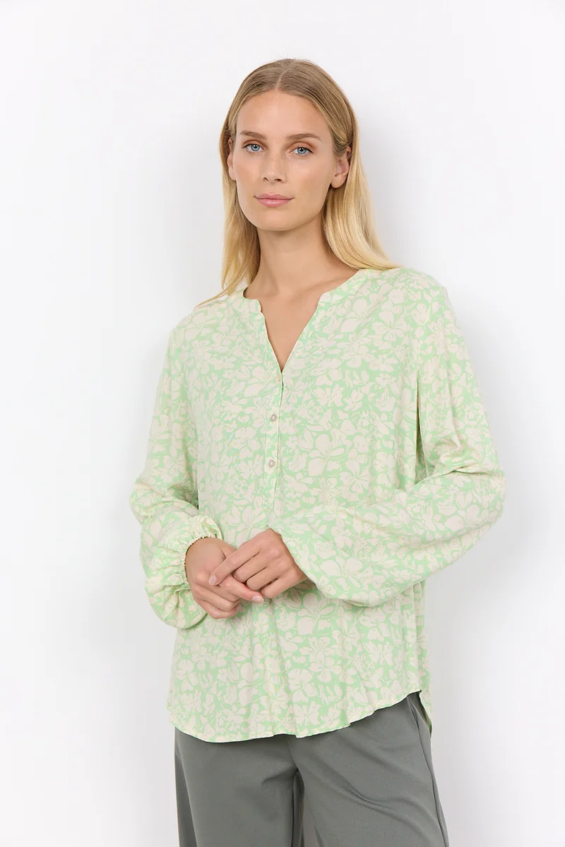 Soyaconcept Langarm Bluse aus Viskose