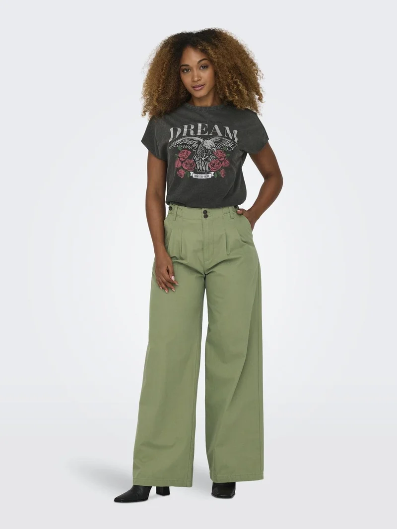 ONLY Pleat Wide Pant - Hochwertige Damenhose