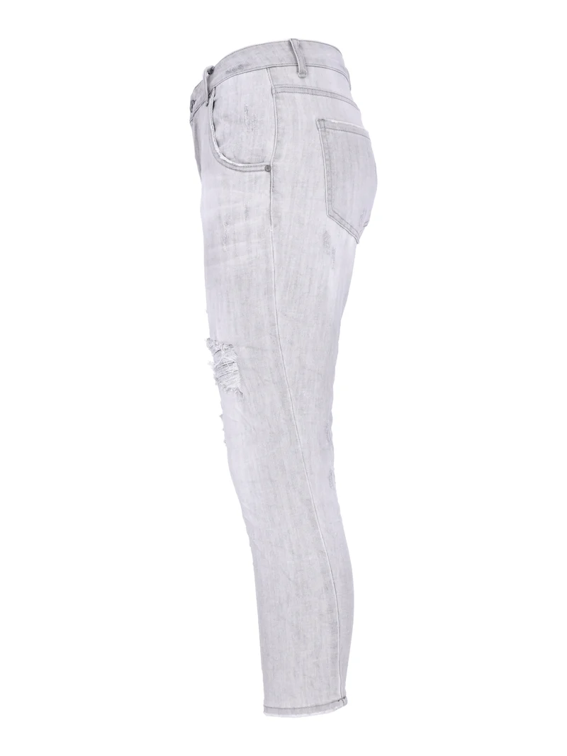 Splash of Color Destroyed Jeans Damen
