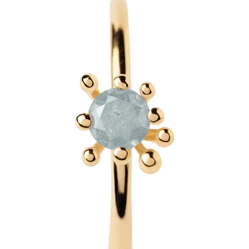 P D Paola Color 925 Sterling Silver Ring with Gold Plating AN01-C93-12