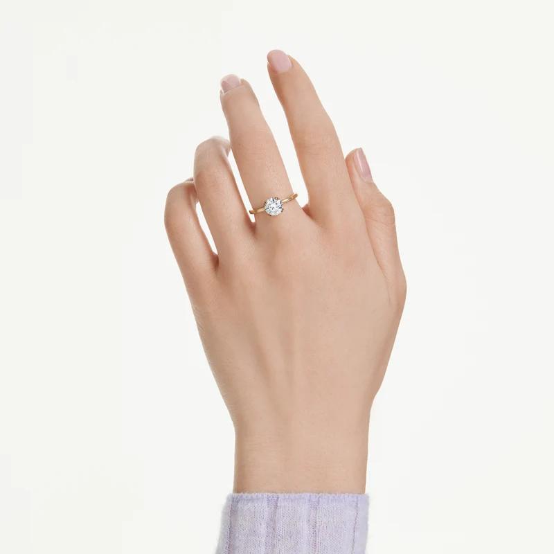 Swarovski Stilla Goldfarbener Ring 5723330