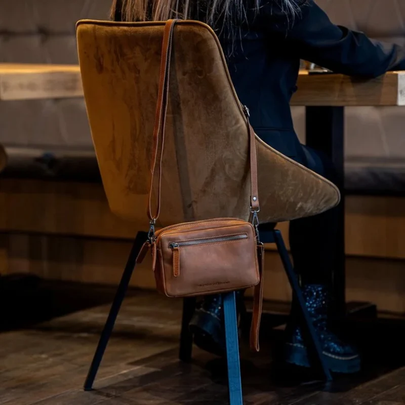 The Chesterfield Brand Tustin damen Umhängetasche Kognak C48.122231