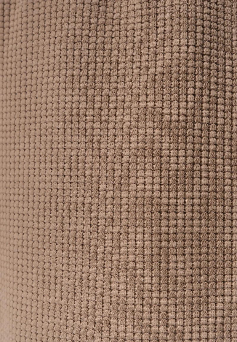 JENNIFER | Waffel-Hoodiejacke aus Bio-Baumwolle & recyceltem Polyester
