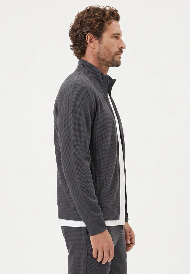 JORRIN | Waffel-Jacke aus Bio-Baumwolle & recyceltem Polyester