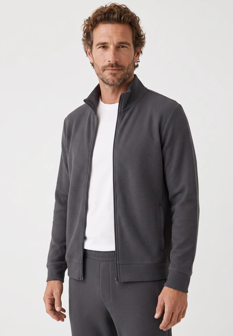 JORRIN | Waffel-Jacke aus Bio-Baumwolle & recyceltem Polyester