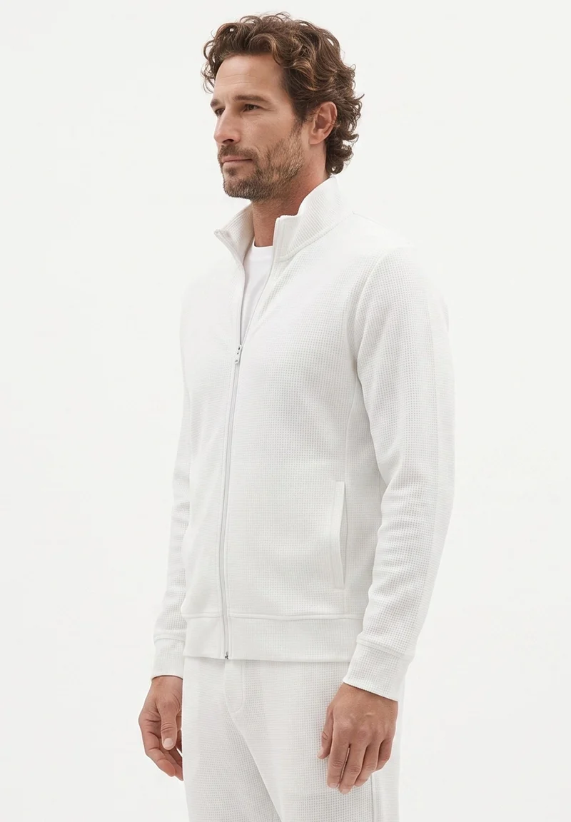 JORRIN | Waffel-Jacke aus Bio-Baumwolle & recyceltem Polyester