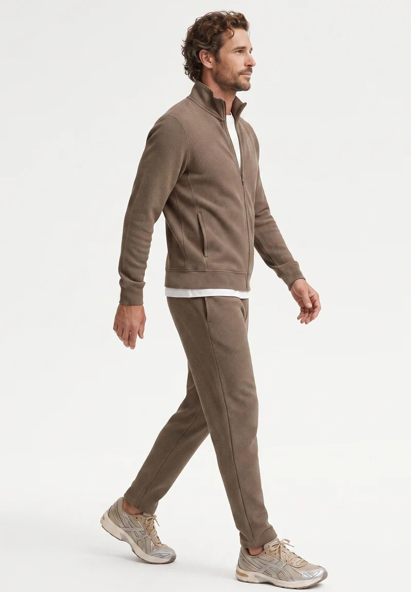 JORRIN | Waffel-Jacke aus Bio-Baumwolle & recyceltem Polyester