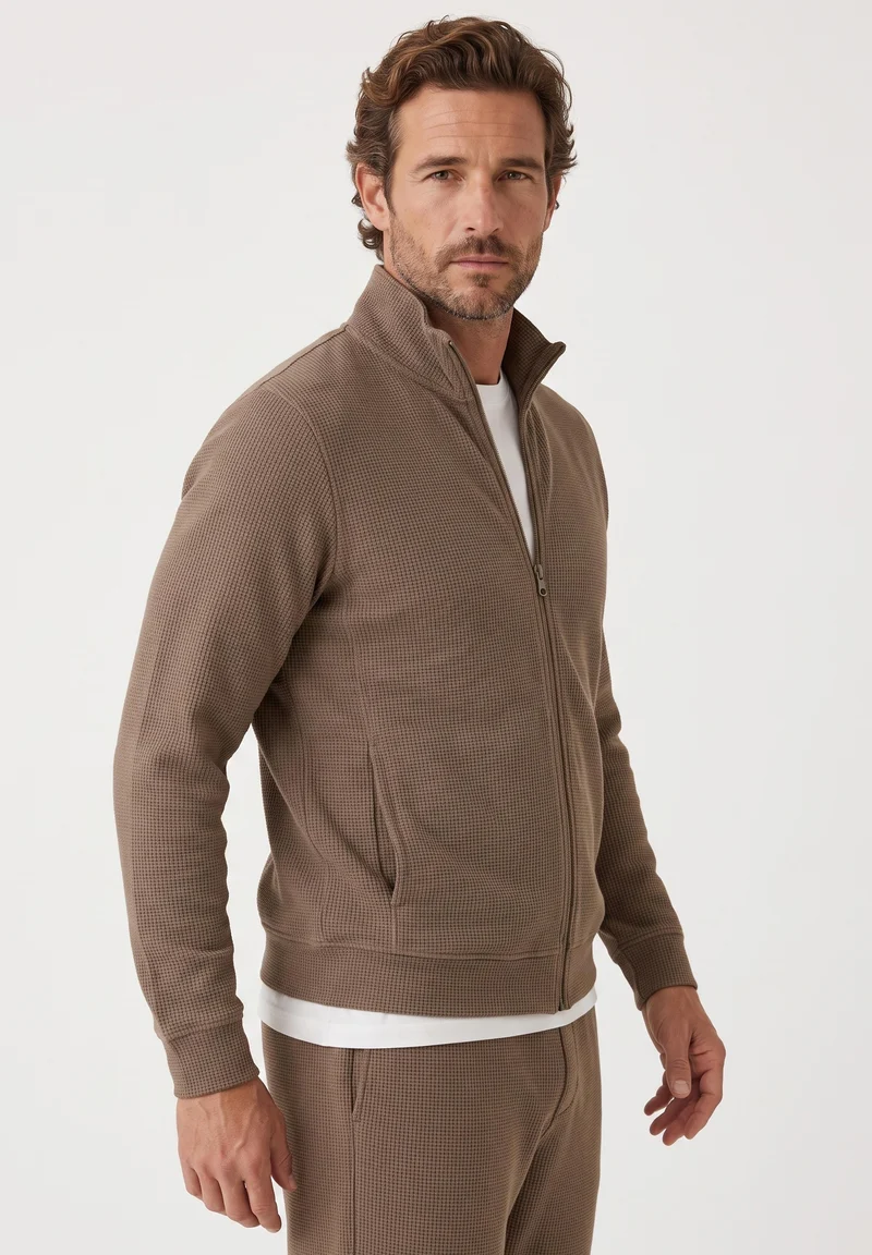 JORRIN | Waffel-Jacke aus Bio-Baumwolle & recyceltem Polyester
