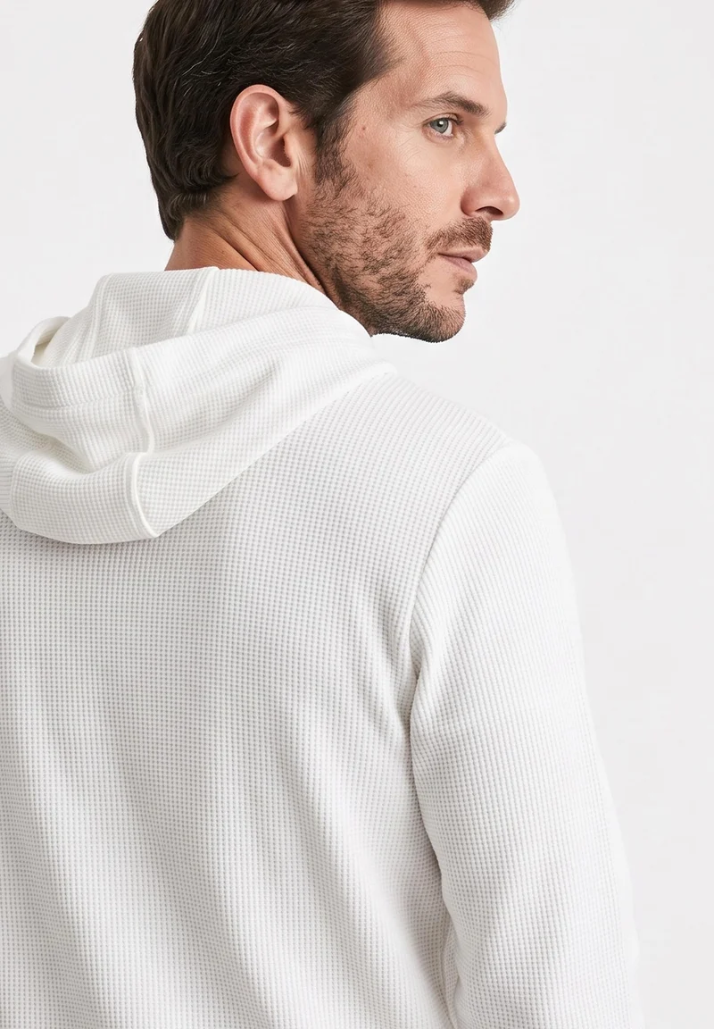 HECTORR | Waffel Hoodie aus Bio-Baumwolle & recyceltem Polyester
