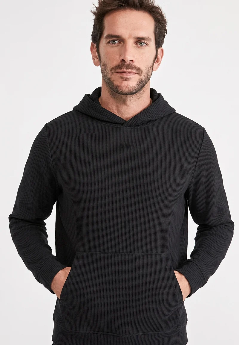 HECTORR | Waffel Hoodie aus Bio-Baumwolle & recyceltem Polyester