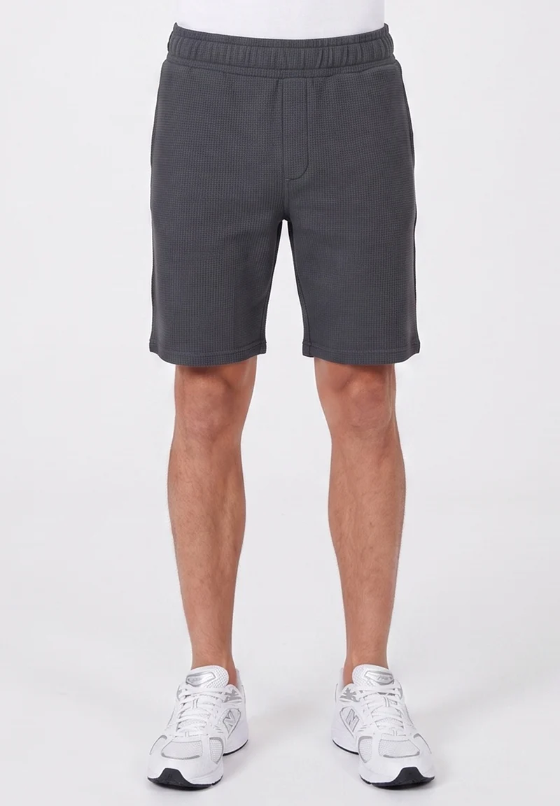 STEVVEN | Waffel-Shorts aus Bio-Baumwolle & recyceltem Polyester