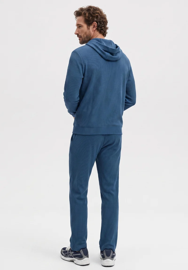 POZZAN | Waffel Jogginghose aus Bio-Baumwolle & recyceltem Polyester
