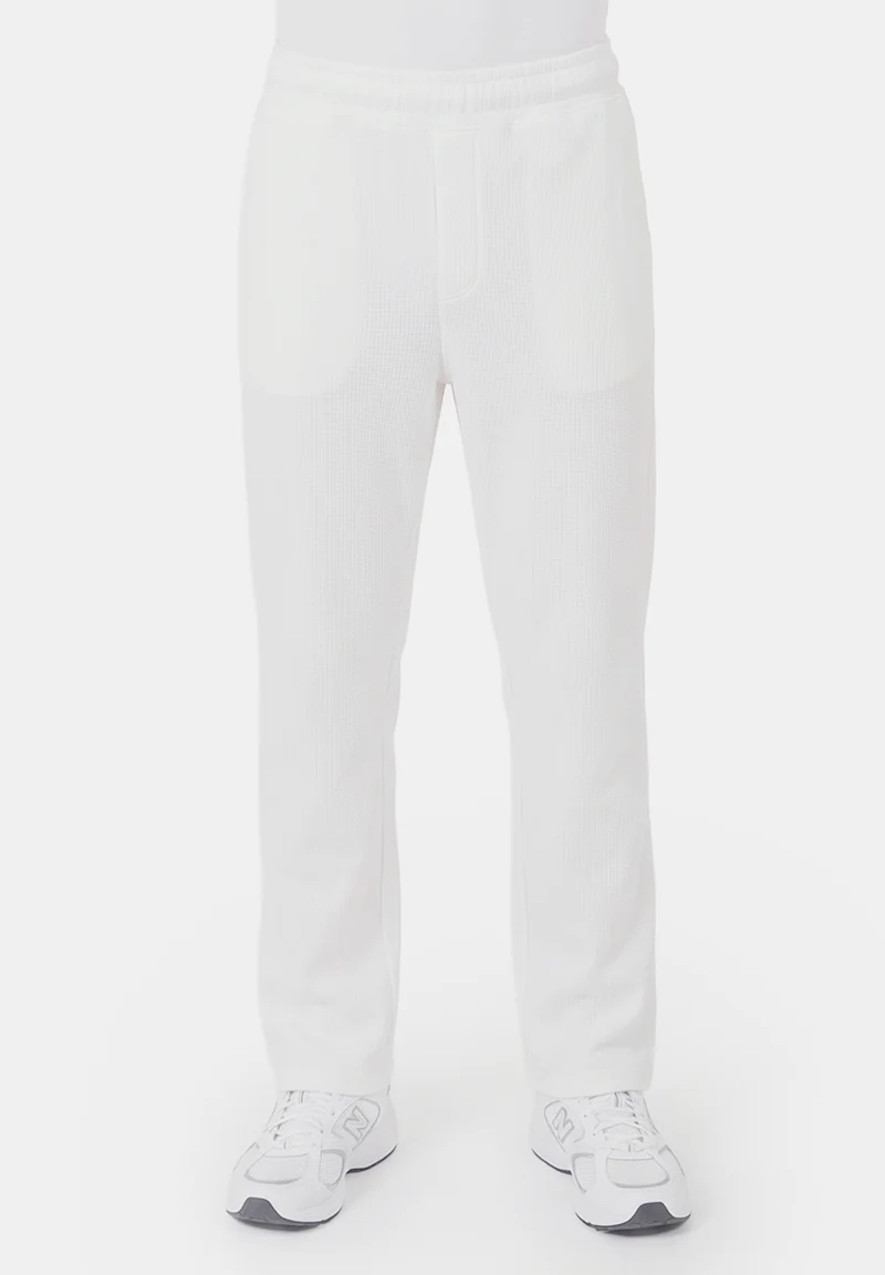 POZZAN | Waffel Jogginghose aus Bio-Baumwolle & recyceltem Polyester