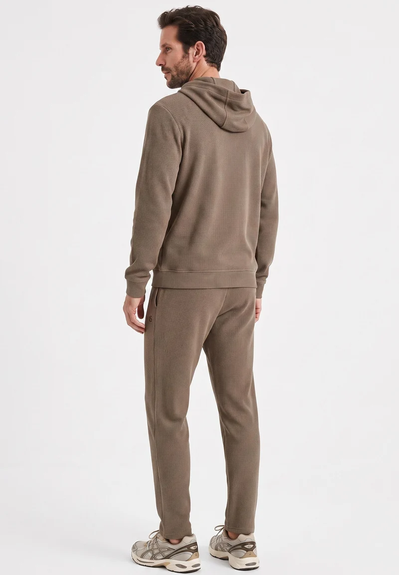 POZZAN | Waffel Jogginghose aus Bio-Baumwolle & recyceltem Polyester