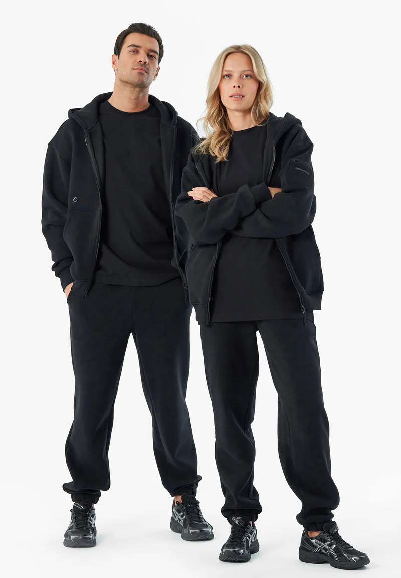 JENNA | Essentials Travel Unisex Full Zip-Hoodie aus Bio-Baumwolle und recyceltem Polyester
