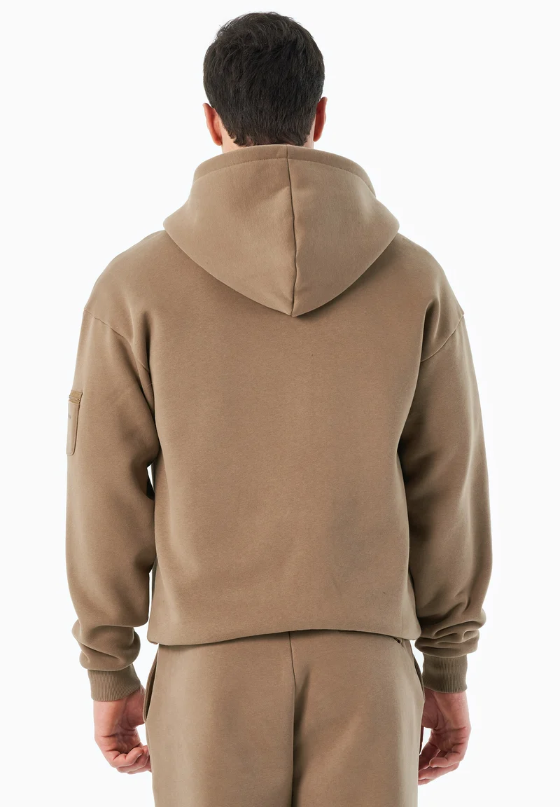 JENNA | Essentials Travel Unisex Full Zip-Hoodie aus Bio-Baumwolle und recyceltem Polyester