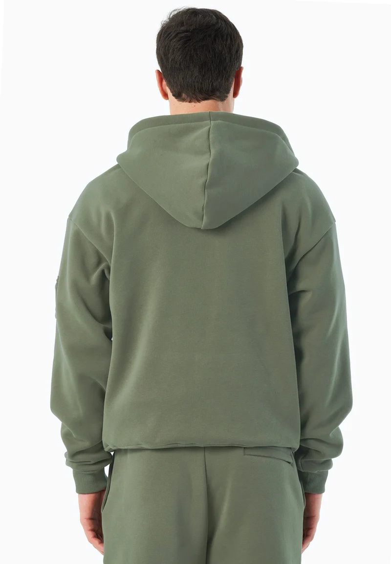 JENNA | Essentials Travel Unisex Full Zip-Hoodie aus Bio-Baumwolle und recyceltem Polyester