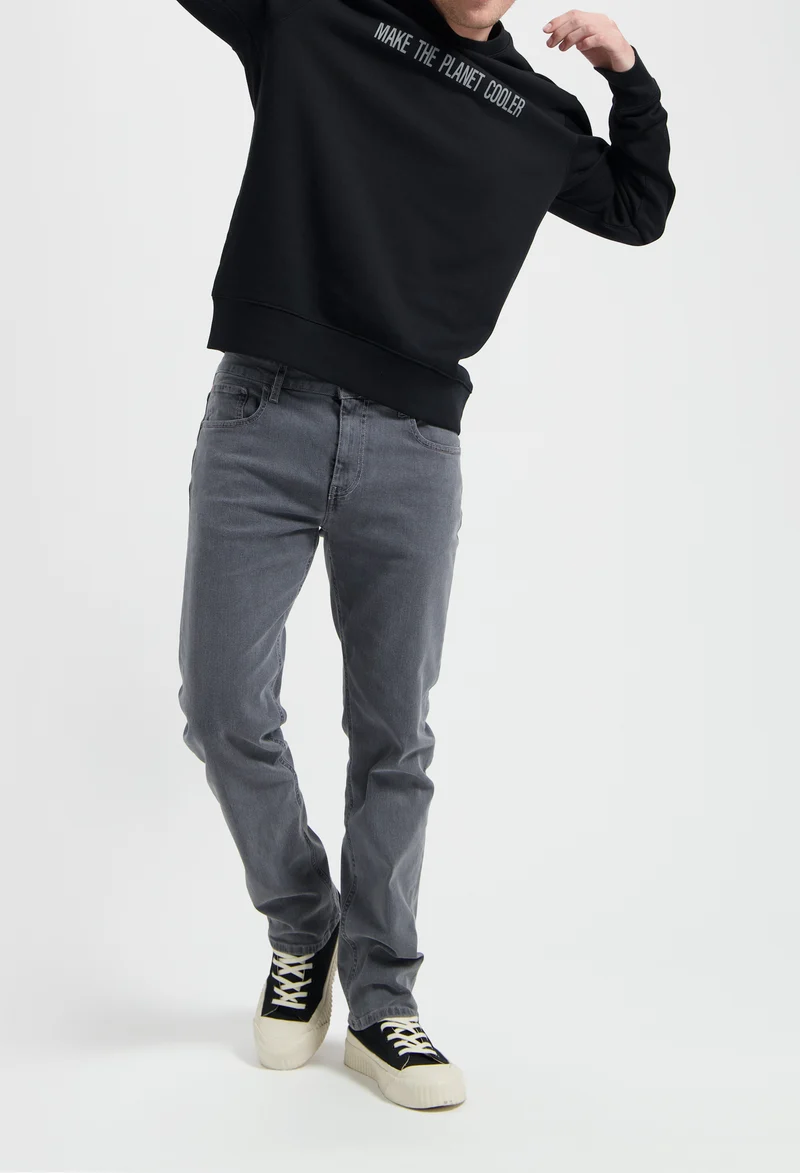 Bryce Mid Straight - Light Grey