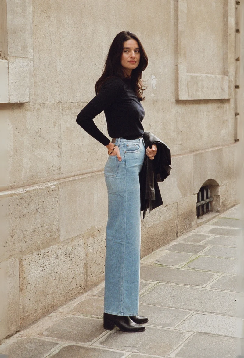 Sara High Loose Flow - Stone Vintage